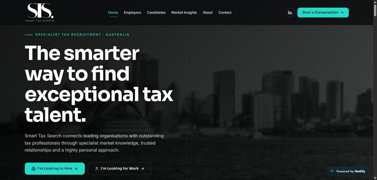 Smart Tax Search website designed and developed by Lost Paradise Creative Studios